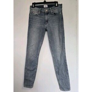 Hudson Jeans Womens 26 Natalie Midrise Straight Ankle‎ Light Wash Casual Classic